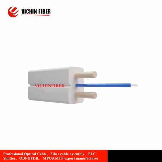 Indoor FTTH Drop Cable Bow-Type Fiber Optic Cable Single/Multi Mode 1/2/4 Core Gjxh/GJXFH Optical Cable Network Cabling Telecommunication Cable Belden/Panduit